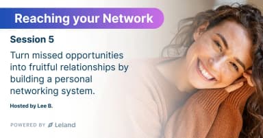 October Series - Reaching your Network (Session 5)