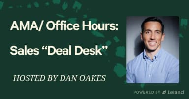 AMA/Office Hours: Sales "deal desk"