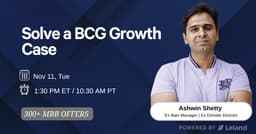 Solve a BCG Growth Case
