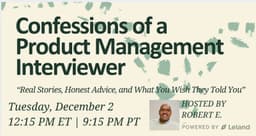 Confessions of a PM Interviewer