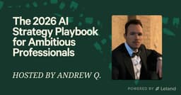 The 2026 AI Strategy Playbook for Ambitious Professionals