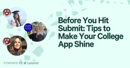 Before You Hit Submit: Tips to Make Your College App Shine