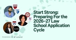 Start Strong: Preparing For the 2026–27 Law School Application Cycle