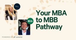 Your MBA to MBB Pathway