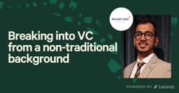 Breaking into VC from a non-traditional background